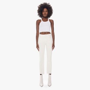 Mother The Mid Rise Dazzler Ankle Step Fray